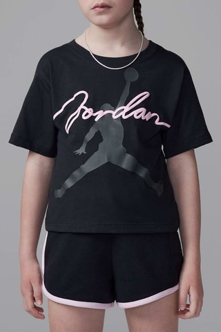 T-shirt et short Hidden In Plain Sight - Noir