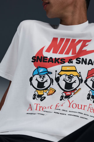 Camiseta ancha - Blanco - Nike