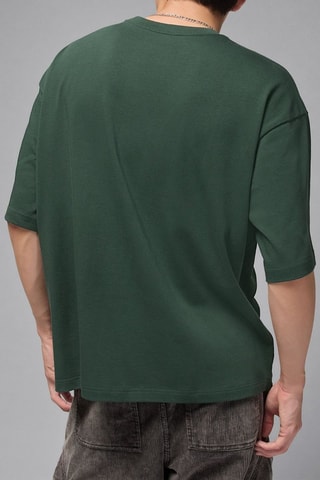 T-shirt oversize de basketball Flight - Vert foncé