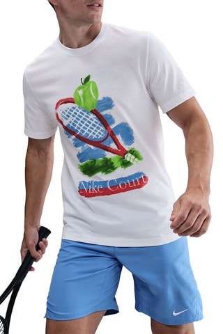 T-shirt de tennis Club - Blanc