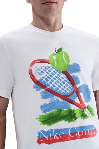 T-shirt de tennis Club - Blanc