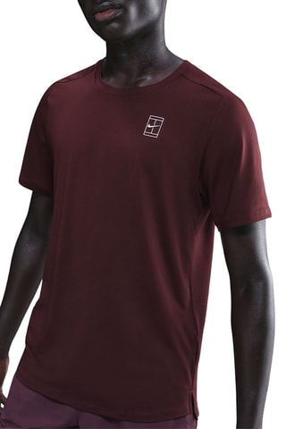 T-shirt de tennis Advantage - Bordeaux