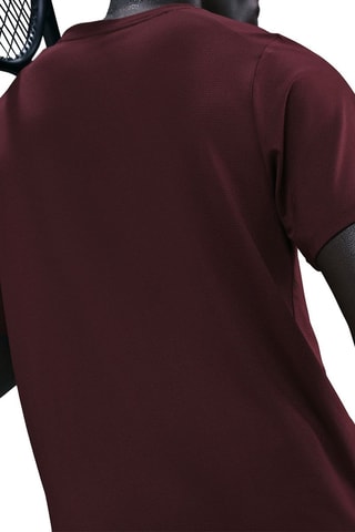 T-shirt de tennis Advantage - Bordeaux