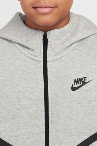 Sweat à capuche - Gris foncé chiné