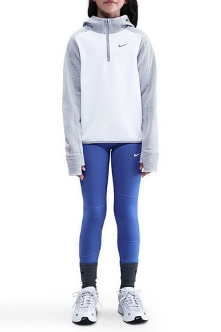 Sweat à capuche Multi - Blanc et gris clair