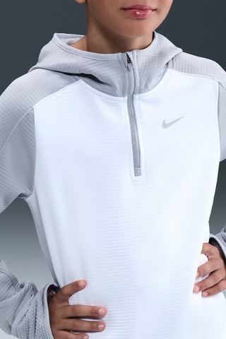 Sweat à capuche Multi - Blanc et gris clair