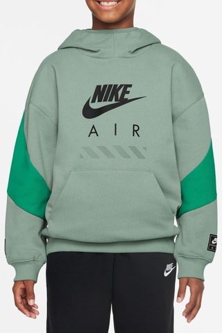 Sweat polaire à capuche - Vert clair