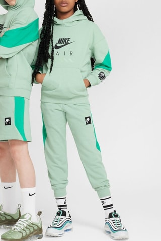Sweat polaire à capuche - Vert clair