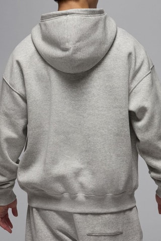 Sweat à capuche oversize Brooklyn - Gris chiné
