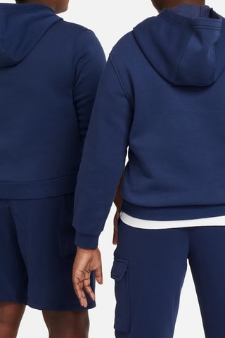Sweat à capuche Club - Bleu nuit