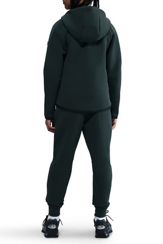 Sweat à capuche Tech - Vert