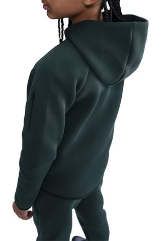 Sweat à capuche Tech - Vert