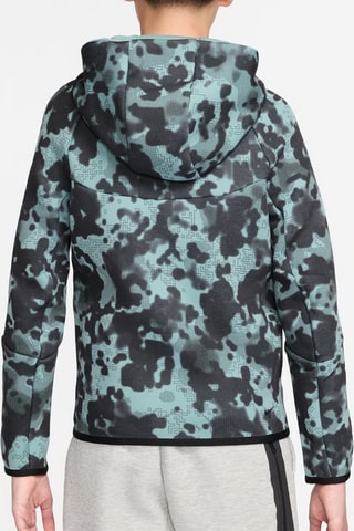 Sweat à capuche Tech - Vert olive