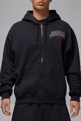 Sweat polaire à capuche Jordan Brooklyn - Noir
