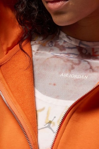 Sweat polaire à capuche Jordan Flight - Orange