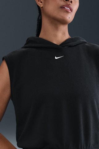 Sweat sans manches à capuche Sportswear Chill Terry - Noir