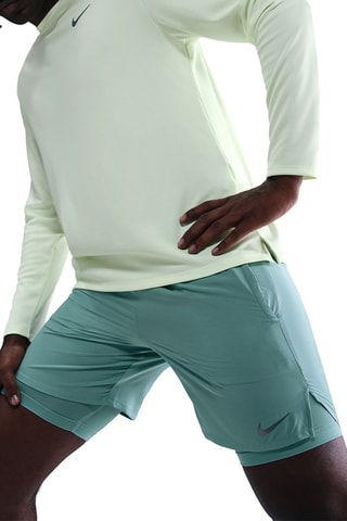 Short de running 2-en-1 Stride - Vert d’eau