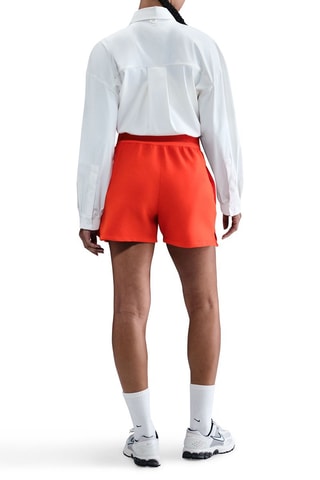Short d’entraînement taille haute 24.7 ImpossiblySoft - Rouge