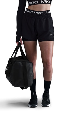 Short 2-en-1 taille haute - Noir - Nike