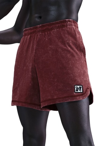 Short de fitness Gym Heritage - Bordeaux chiné