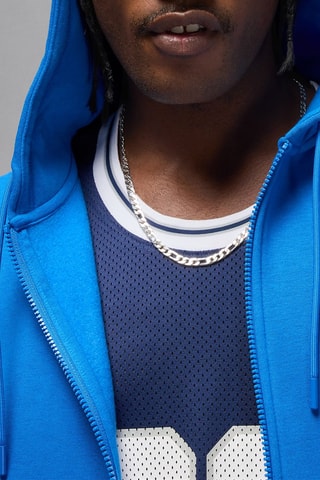 Sweat oversize à capuche - Bleu