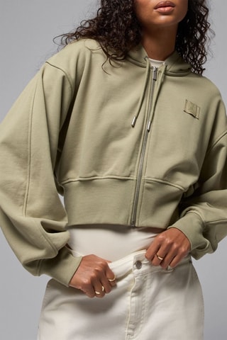 Sweat oversize à capuche - Kaki