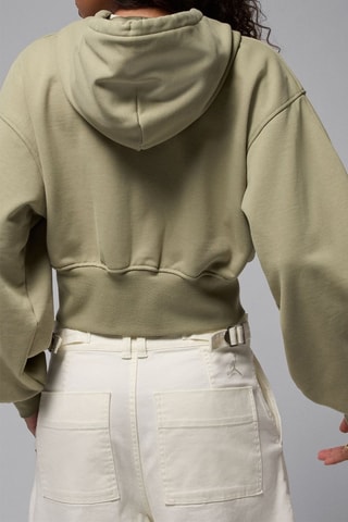 Sweat oversize à capuche - Kaki