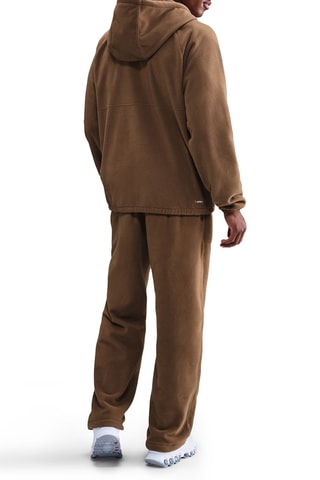 Sweat loose à capuche - Marron
