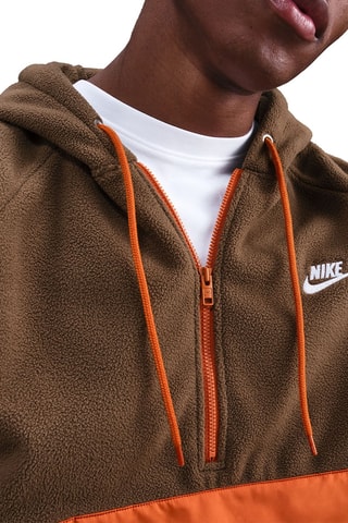 Sweat loose à capuche - Marron