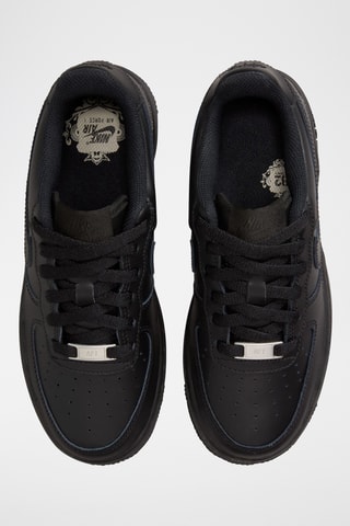 Baskets en cuir Air Force 1 - Noir
