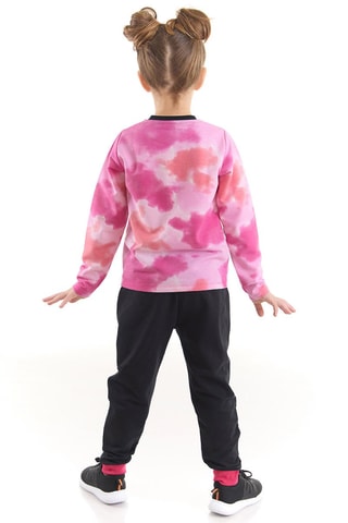 T-shirt Tie and Dye en Joggingbroek - Roze