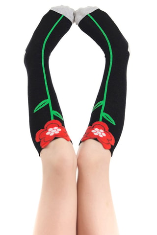 Calcetines altos - Negro