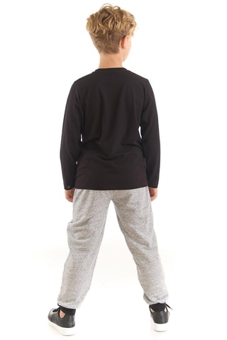 Camiseta y pantalón de chándal - Negro