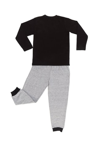 Camiseta y pantalón de chándal - Negro