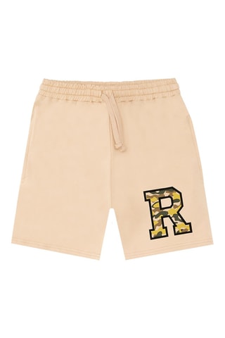 Camiseta y short - Caqui y beige