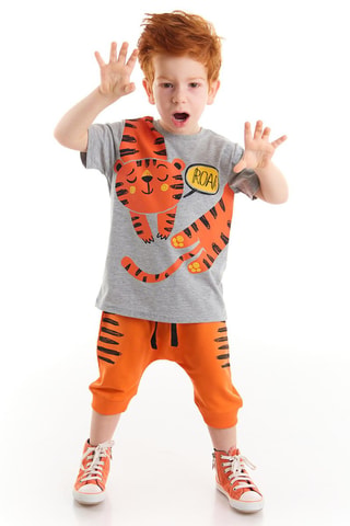 Camiseta y sarouel - Naranja