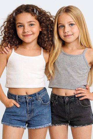 2 tops - Gris y negro