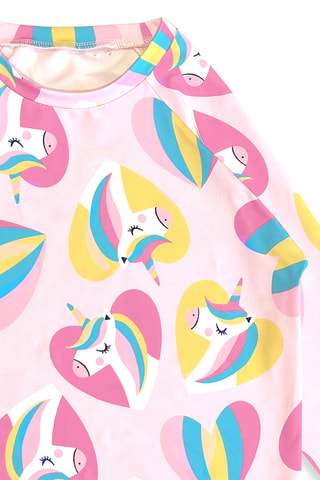Top con protección solar Unicorn - Rosa