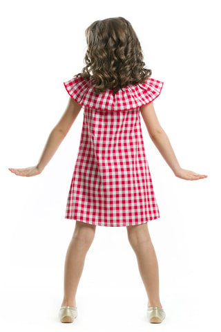 Vestido - Blanco y rojo