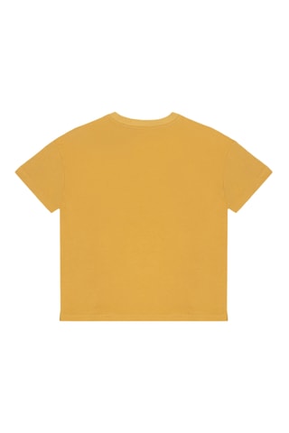 Camiseta loose - Mostaza