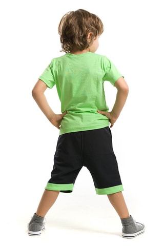 Conjunto de 3 prendas - Verde y azul marino