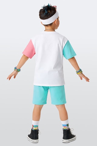 Camiseta y short Monster - Azul