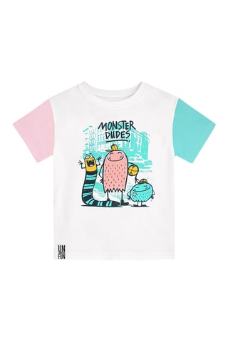 Camiseta y short Monster - Azul