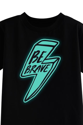 Camiseta y short Thunder - Negro