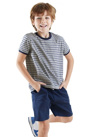 Camiseta y short Basic - Gris