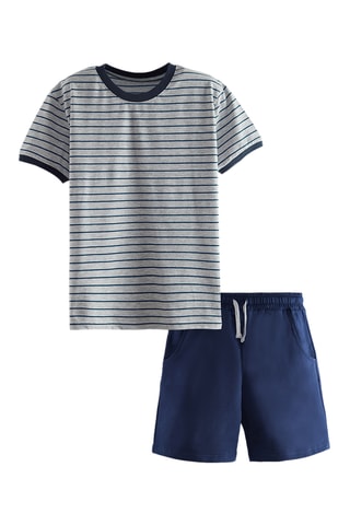 Camiseta y short Basic - Gris