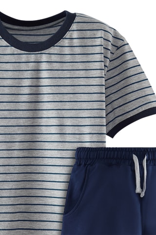 Camiseta y short Basic - Gris