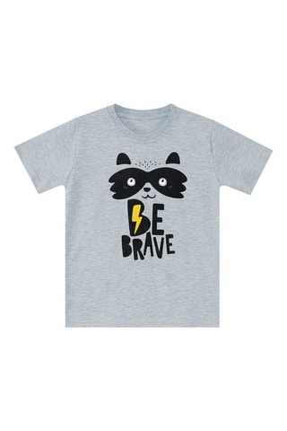 Camiseta y sarouel - Negro y gris