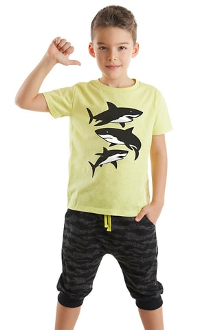 Camiseta y short - Amarillo