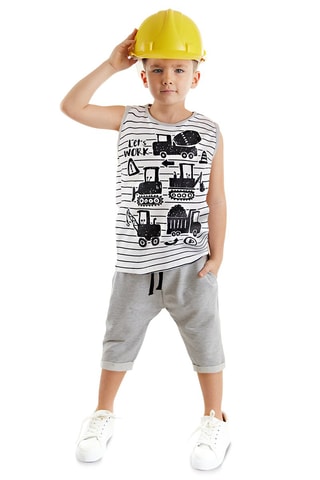 Camiseta y short - Gris